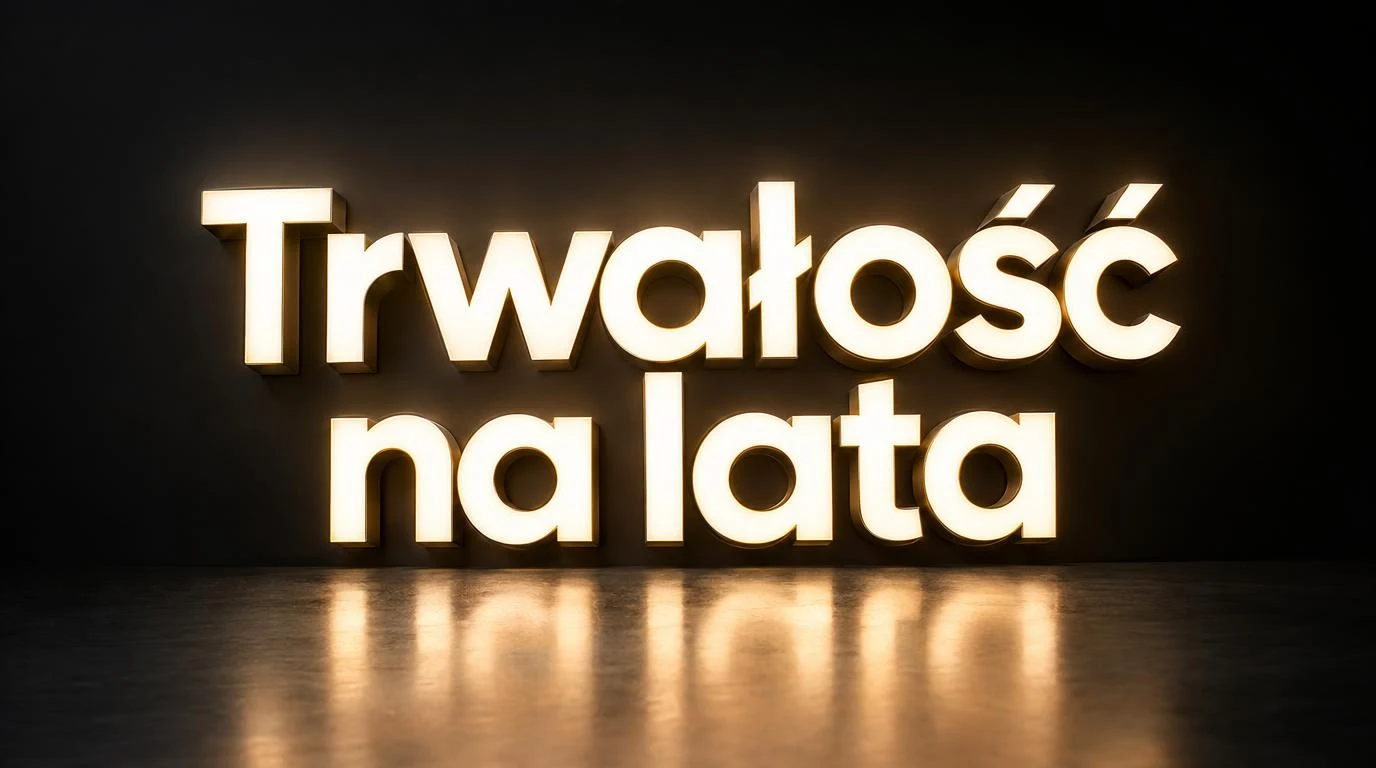 Litery podświetlane 3d