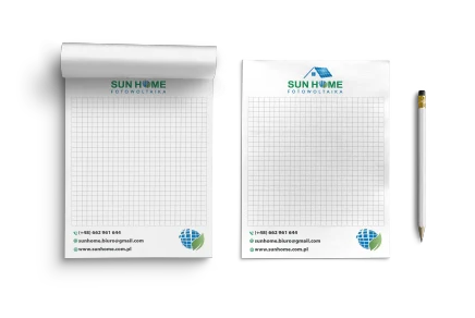 Notes dla firmy Sun Home