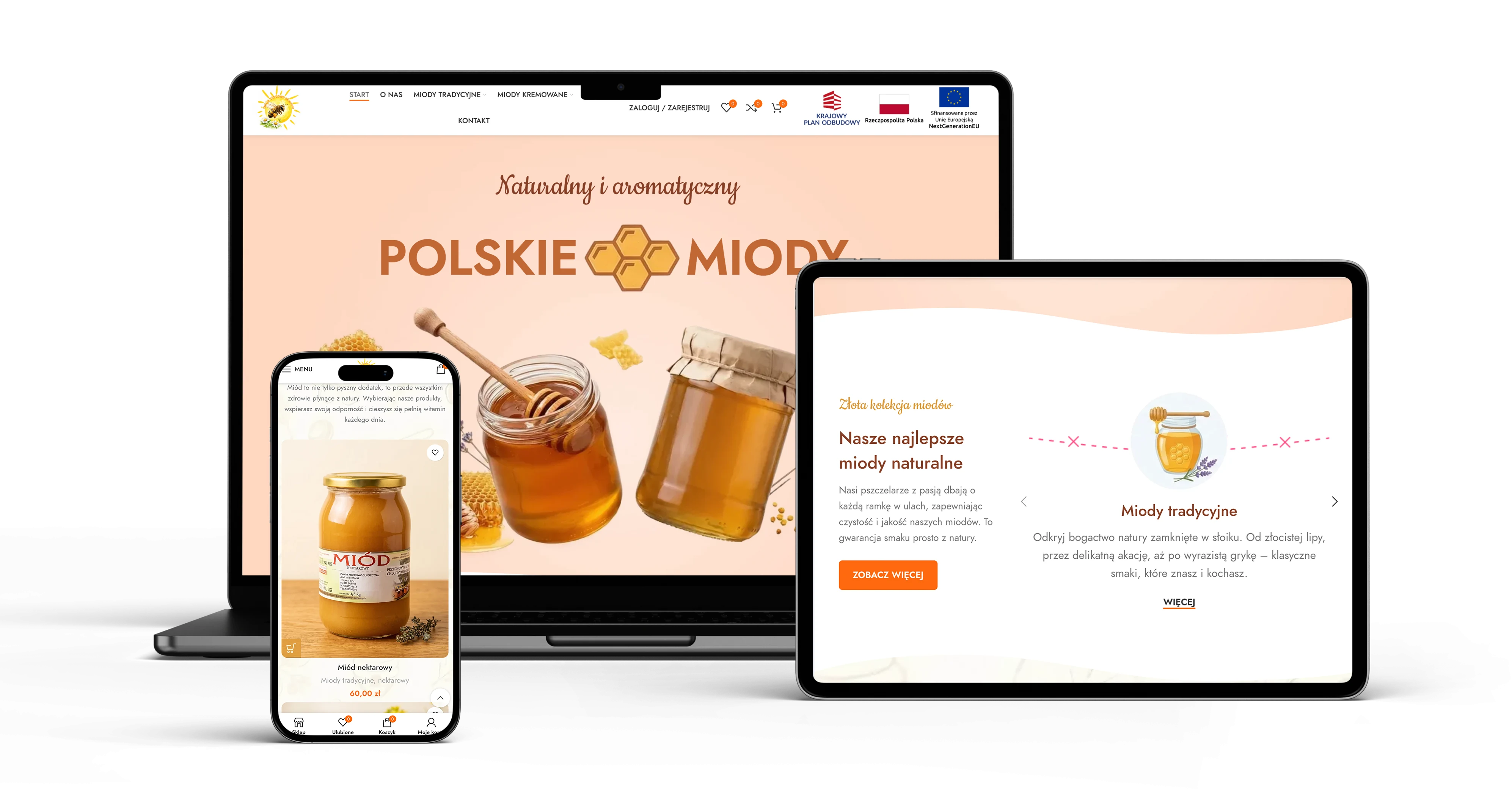Sklep internetowy z miodami Pasieka słoneczna