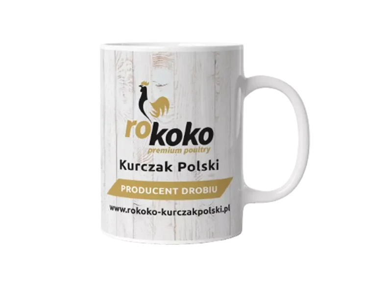 Kubek dla firmy Rokoko Kurczak Polski