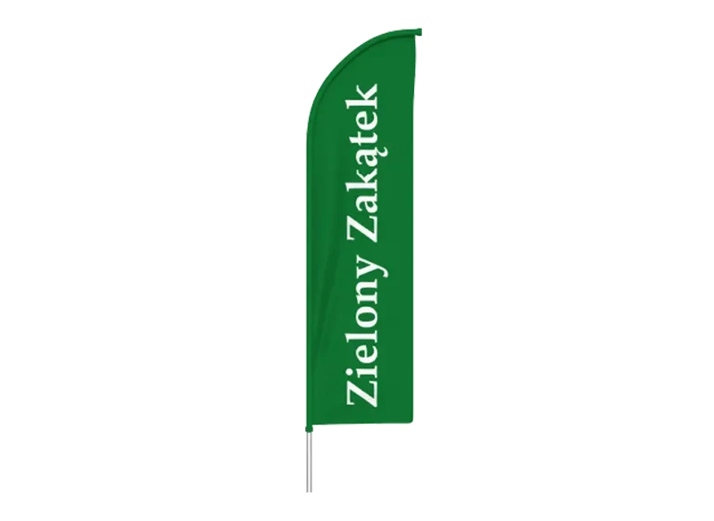 Flaga dla firmy Zielony Zakątek