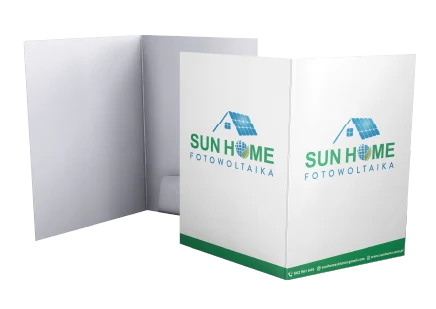 Teczka dla firmy Sun Home