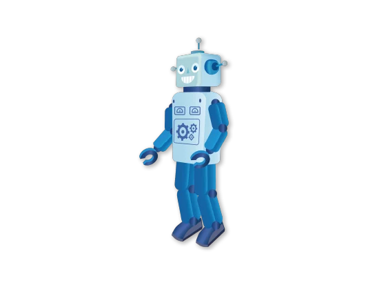 Maskotka firmowa robot
