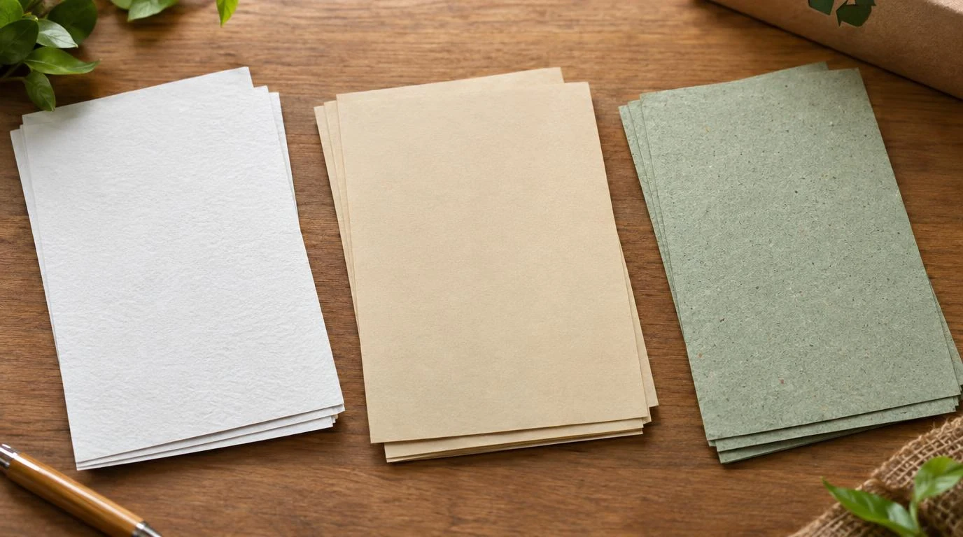 Papier fakturowany, barwiony w masie czy ekologiczny?