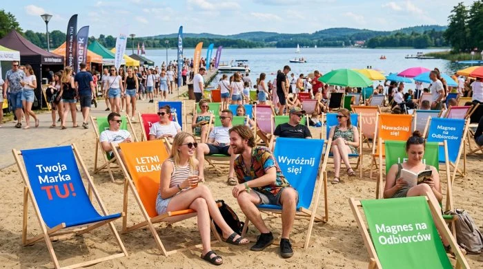Kolorowe plakaty reklamowe