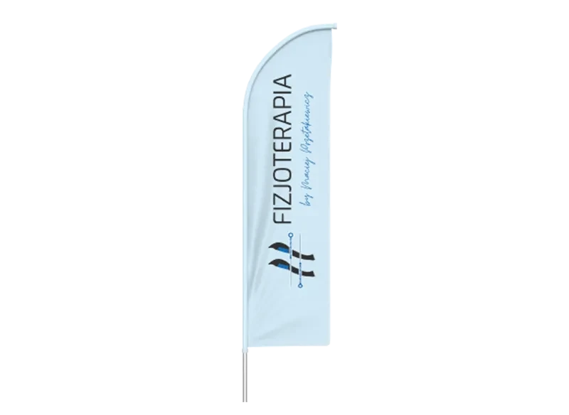 Flaga dla firmy Fizjoterapia