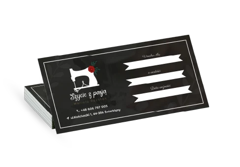 Voucher podarunkowy dla Atelier Krawieckie & Moda