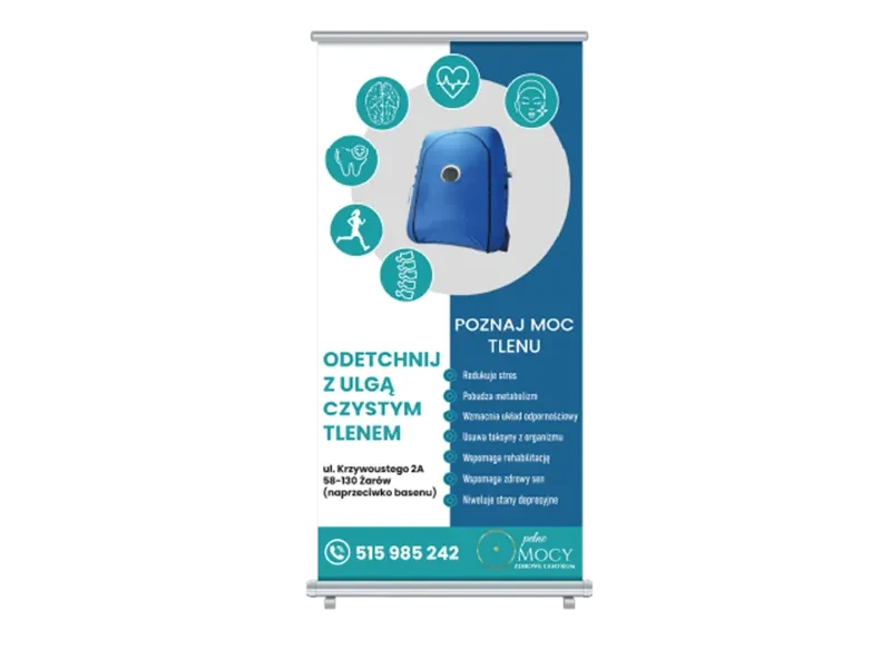 Roll-up Poczuj moc tlenu