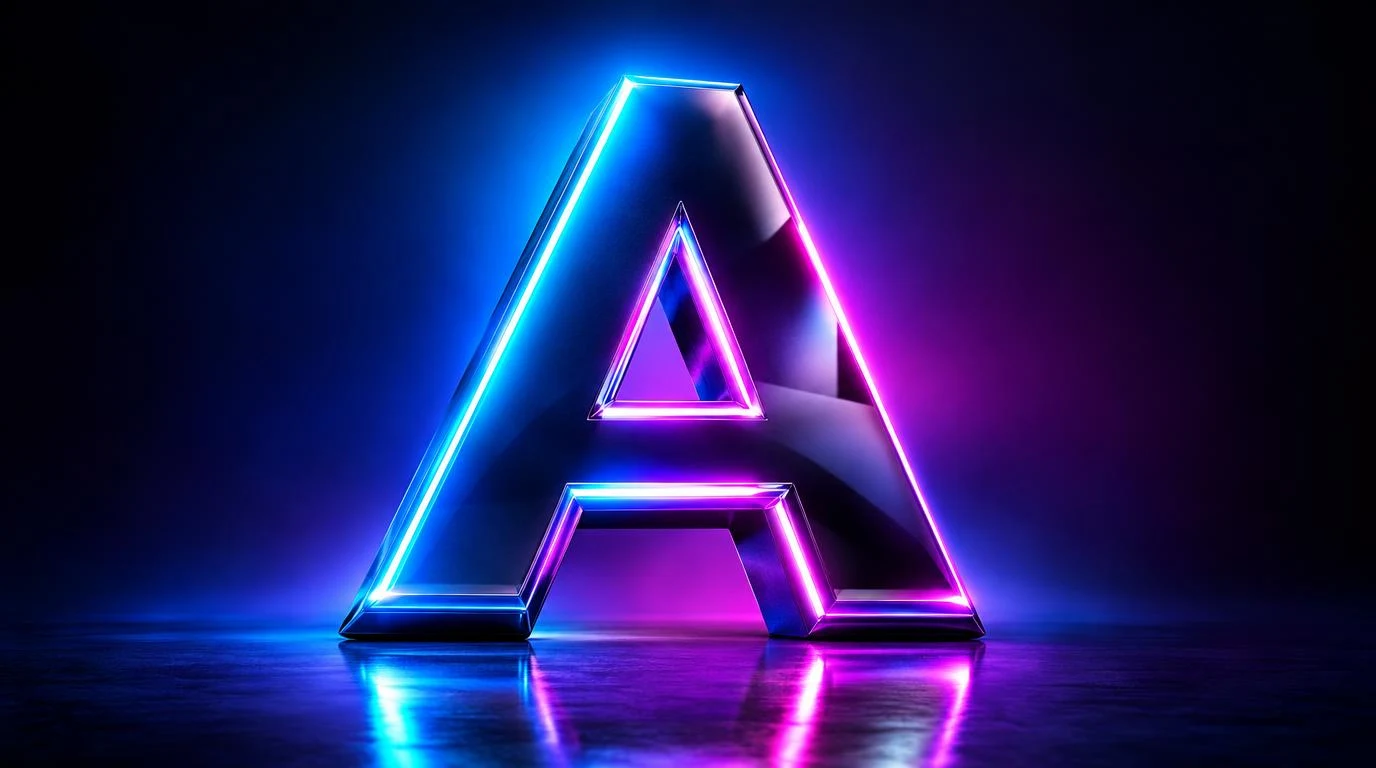 Litery podświetlane 3d