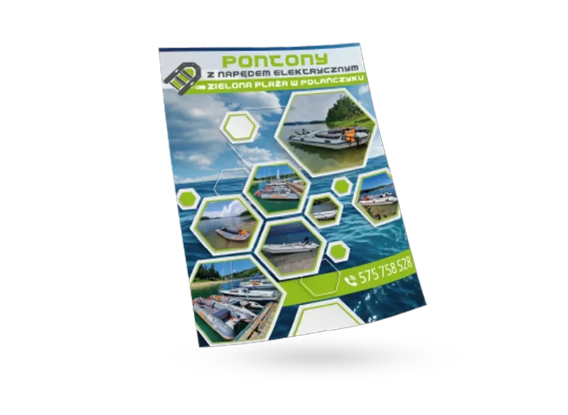 Plakat Pontony z napędem elektrycznym