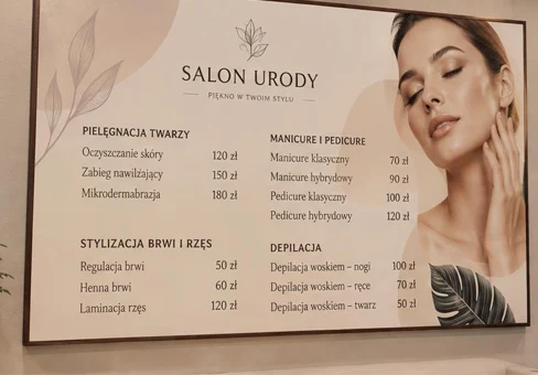 Cennik Salon Urody