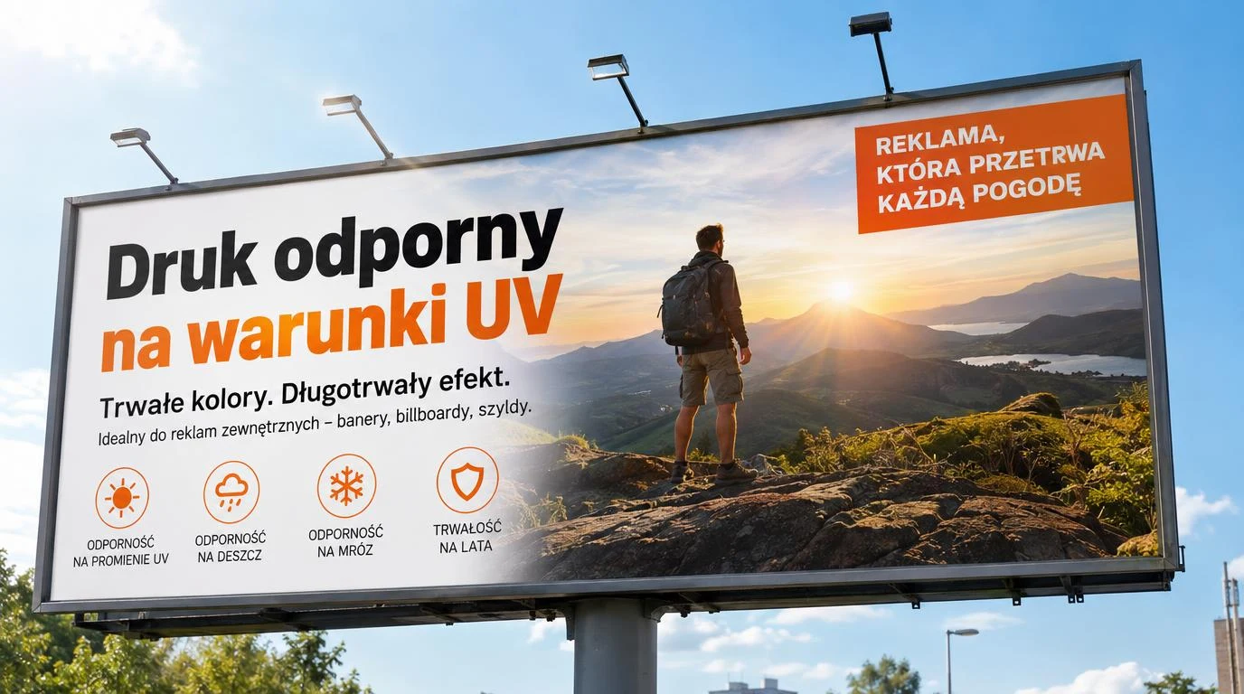 Billboard druk odporny na warunki UV