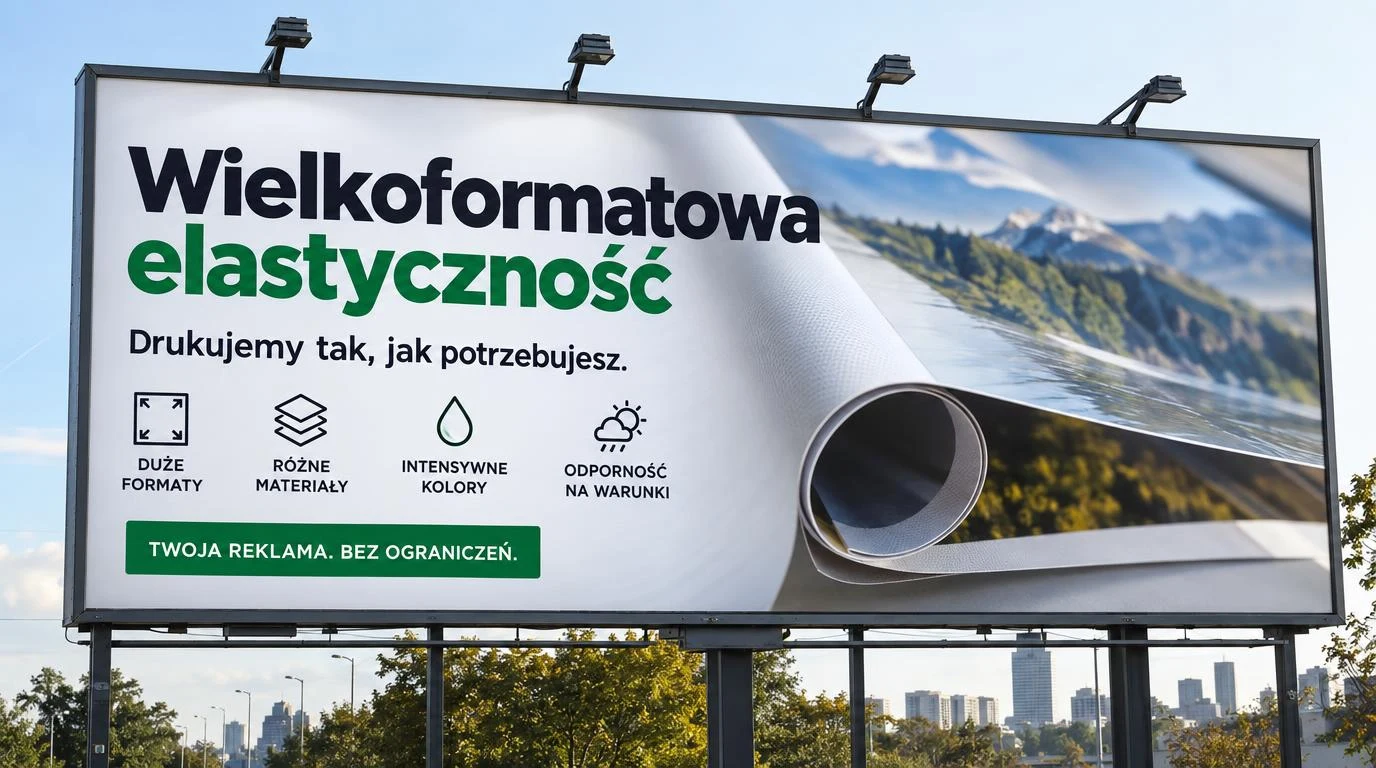 Billboard wielkoformatowa elastyczność