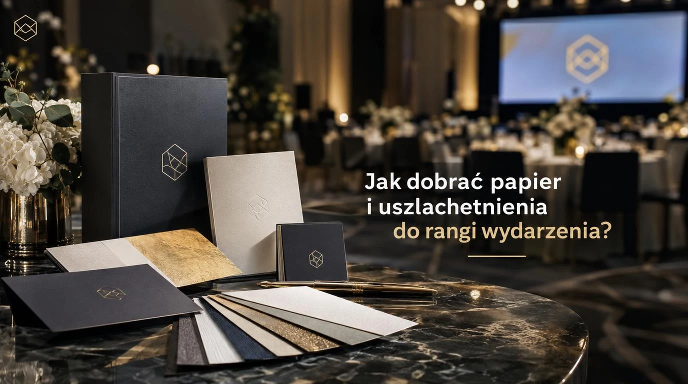Jak dobrać papier i uszlachetnienia do rangi wydarzenia?