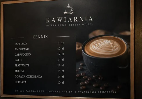 Cennik Kawiarnia