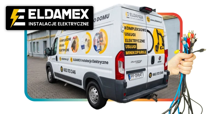 Oklejenie pojazdu — Eldamex, realizacja b.center