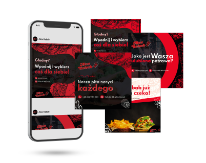 Kreacja reklam na Facebooku. Content marketing i zarządzanie fanpage'em dla gastronomii fast food.