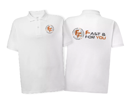Koszulki polo z nadrukiem. Odzież firmowa z logo transportu i logistyki, personalizowane koszulki polo.