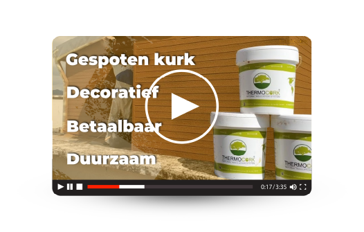 Ramka wideo, pracownik nakładający izolację. Obok produkty w pojemnikach. Spot reklamowy.