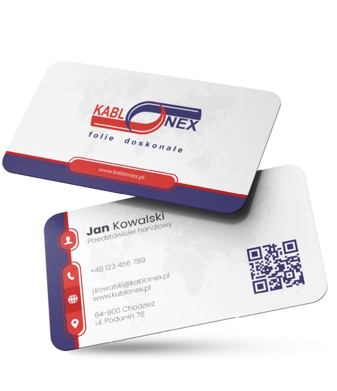 Projektowanie wizytówek dwustronnych dla firm. Profesjonalny druk wizytówek, identyfikacja wizualna.