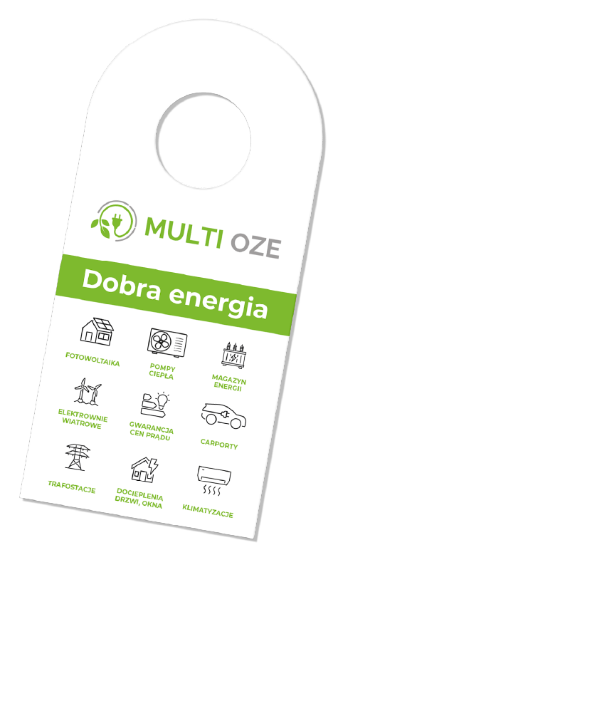 Projektowanie i druk zawieszek reklamowych. Zawieszki na drzwi z logo, personalizowane zawieszki firmowe.