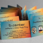 Wizytówka dwustronna 85x55 kreda mat 350g - projekt z logo