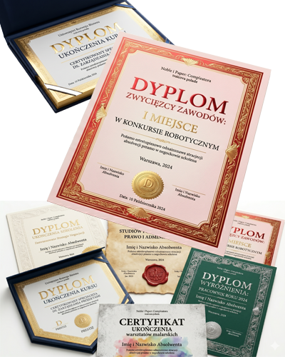 Dyplomy - usługa b.center