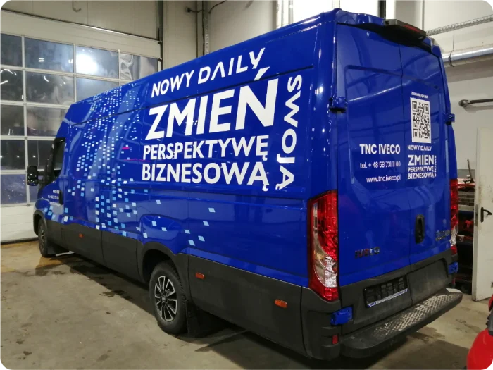 Oklejenie busa dla dealera TNC IVECO z Gdyni
