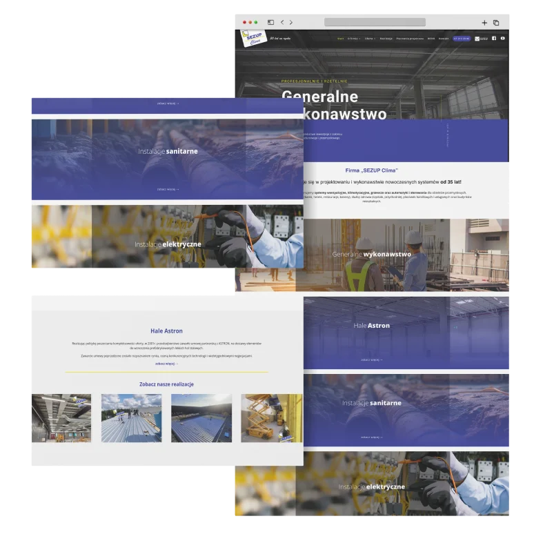 Sezup Piła strony internetowe